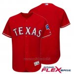 Maglia Baseball Uomo Texas Rangers Majestic Flex Base Scarlet Autentico Collezione