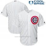 Maglia Baseball Uomo Chicago Cubs 2017 Estrellas y Rayas Bianco Cool Base