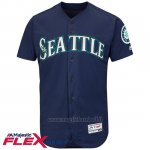 Maglia Baseball Uomo Seattle Mariners Blank Blu Flex Base Autentico Collezione