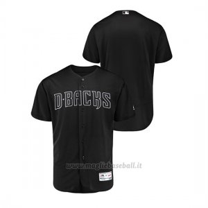 Maglia Baseball Hombre Arizona Diamondbacks 2019 Players Weekend Autentico Nero