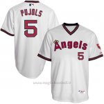 Maglia Baseball Uomo Los Angeles Angels Albert Pujols Turn Back The Clock Bianco