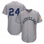 Maglia Baseball Uomo Cleveland Indians Mensindians Andrew Miller Grigio 1917 Turn Back The Clock