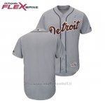 Maglia Baseball Uomo Detroit Tigers Grigio 2018 Dia del Padre Flex Base
