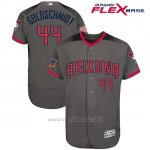 Maglia Baseball Uomo Arizona Diamondbacks 2017 Estrellas y Rayas 44 Paul Goldschmidt Grigio Flex Base