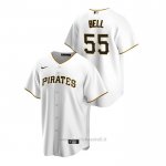 Maglia Baseball Uomo Pittsburgh Pirates Josh Bell Replica Primera Bianco