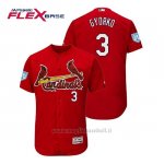 Maglia Baseball Uomo St. Louis Cardinals Jedd Gyorko Flex Base Entrenamiento De Primavera 2019 Rosso