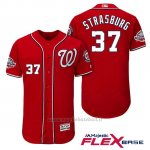 Maglia Baseball Uomo Washington Nationals Stephen Strasburg Scarlet 2018 All Star Alterner Flex Base