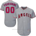 Maglia Los Angeles Angels Personalizzate Grigio