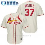 Maglia Baseball Uomo St. Louis Cardinals Matt Belisle 37 Crema Alterner Cool Base