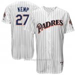 Maglia Baseball Uomo San Diego Padres San Diego Matt Kemp Turn Back The Clock Bianco