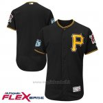 Maglia Baseball Uomo Pittsburgh Pirates Nero 2017 Allenamento Primaverile Flex Base