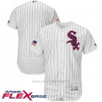 Maglia Baseball Uomo Chicago White Sox 2017 Estrellas Y Rayas Bianco Flex Base