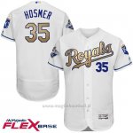 Maglia Baseball Uomo Kansas City Royals Eric Hosmer World Series Campione Or Program Bianco Flex Base