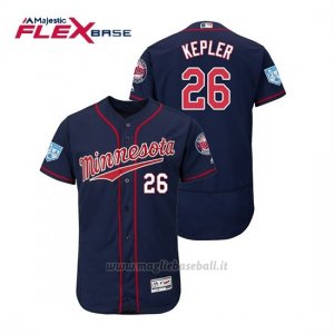 Maglia Baseball Uomo Minnesota Twins Max Kepler Flex Base Entrenamiento De Primavera 2019 Blu