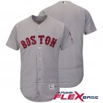 Maglia Baseball Uomo Boston Red Sox Grigio Autentico Collezione Flex Base