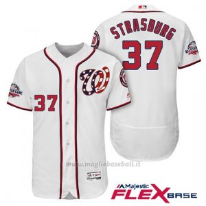 Maglia Baseball Uomo Washington Nationals Stephen Strasburg Bianco 2018 All Star 1ªAlterner Flex Base