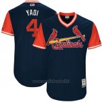 Maglia Baseball Uomo St. Louis Cardinals 2017 Little League World Series Yadier Molina Blu