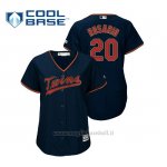 Maglia Baseball Donna Minnesota Twins Eddie Rosario Cool Base Majestic Alternato Blu