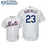 Maglia Baseball Uomo New York Mets Adrian Gonzalez Cool Base Majestic 1ªBianco