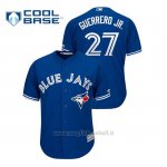 Maglia Baseball Uomo Toronto Blue Jays Vladimir Guerrero Jr. Cool Base Majestic Alternato Blu