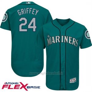 Maglia Baseball Uomo Seattle Mariners Ken Griffey Jr Aqua Flex Base