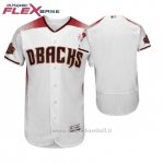 Maglia Baseball Uomo Arizona Diamondbacks Bianco 2018 Dia de la Madre Flex Base