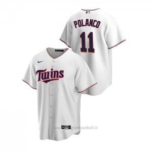 Maglia Baseball Uomo Minnesota Twins Jorge Polanco Replica Primera Bianco