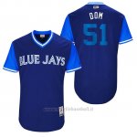 Maglia Baseball Uomo Toronto Blue Jays 2017 Little League World Series Dominic Leone Royal