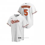 Maglia Baseball Uomo Baltimore Orioles Brooks Robinson 2020 Replica Primera Bianco