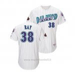 Maglia Baseball Uomo Arizona Diamondbacks Robbie Ray Throwback 1998 Bianco