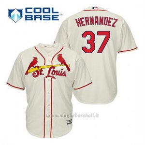 Maglia Baseball Uomo St. Louis Cardinals Keith Hernandez 37 Crema Alterner Cool Base