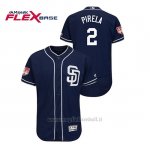 Maglia Baseball Uomo San Diego Padres Jose Pirela 2019 Entrenamiento De Primavera Flex Base Blu