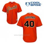 Maglia Baseball Uomo San Francisco Giants Madison Bumgarner 40 Arancione Alterner Cool Base
