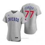 Maglia Baseball Uomo Chicago Cubs Clint Frazier Autentico Road Grigio