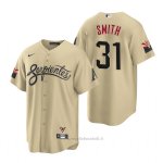Maglia Baseball Uomo Arizona Diamondbacks Caleb Smith 2021 City Connect Replica Or