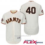 Maglia Baseball Uomo San Francisco Giants Madison Bumgarner Ivory 1ª60th Season Flex Base