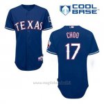 Maglia Baseball Uomo Texas Rangers Shin Soo Choo 17 Blu Alterner Cool Base