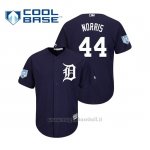 Maglia Baseball Uomo Detroit Tigers Daniel Norris Cool Base Entrenamiento De Primavera 2019 Blu