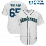 Maglia Baseball Uomo Seattle Mariners James Paxton Bianco Cool Base