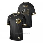 Maglia Baseball Hombre Chicago Cubs Anthony Rizzo 2019 Golden Edition Nero