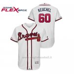Maglia Baseball Hombre Atlanta Braves 60 Dallas Keuchel Flex Base Autentico Collezione Primera Bianco