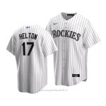 Maglia Baseball Bambino Colorado Rockies Todd Helton Replica Primera 2020 Bianco