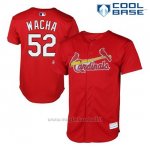 Maglia Baseball Uomo St. Louis Cardinals Michael Wacha 52 Rosso Cool Base