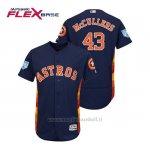 Maglia Baseball Uomo Houston Astros Lance Mccullers Flex Base Entrenamiento De Primavera 2019 Blu