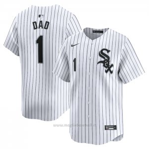 Maglia Baseball Uomo Chicago White Sox #1 Dad Home Limited Bianco