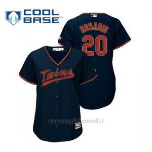 Maglia Baseball Donna Minnesota Twins Eddie Rosario Cool Base Majestic Alternato Blu
