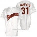 Maglia Baseball Uomo San Diego Padres San Diego 31 Dave Winfield Bianco Turn Back The Clock Giocatore