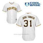 Maglia Baseball Uomo Pittsburgh Pirates Jose Tabata 31 Bianco 1ªCool Base