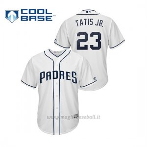 Maglia Baseball Uomo San Diego Padres Fernando Tatis Jr. Cool Base Majestic 1ªBianco