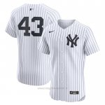Maglia Baseball Uomo New York Yankees Jonathan Loaisiga Home Elite Bianco